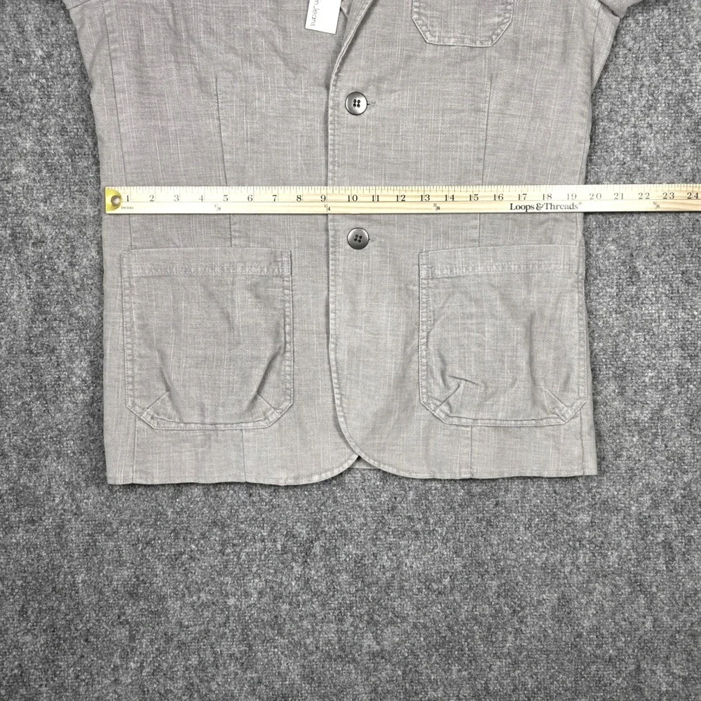 Calvin Klein Blazer Mens M 42R Grey‎ Cotton Blend NWT Sport Coat Professional